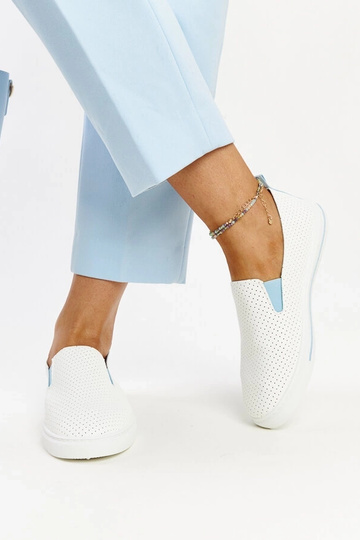 Witte veterschoenen Sanan 2