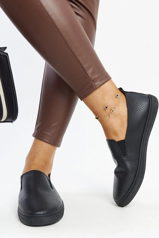 Schwarze Sanan-Schuhe Schwarze Sanan-Schuhe