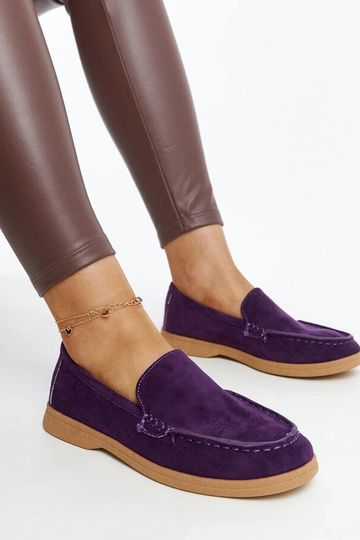 Chaussures Rumay en daim violet 2