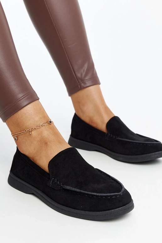 Schwarze Wildlederschuhe Rumay Schwarze Wildlederschuhe Rumay