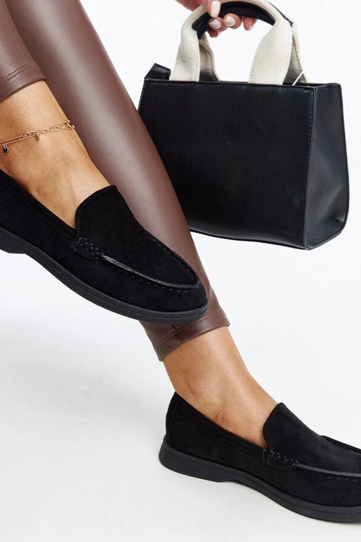 Schwarze Wildlederschuhe Rumay Schwarze Wildlederschuhe Rumay