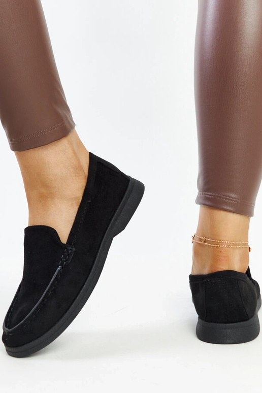 Schwarze Wildlederschuhe Rumay Schwarze Wildlederschuhe Rumay