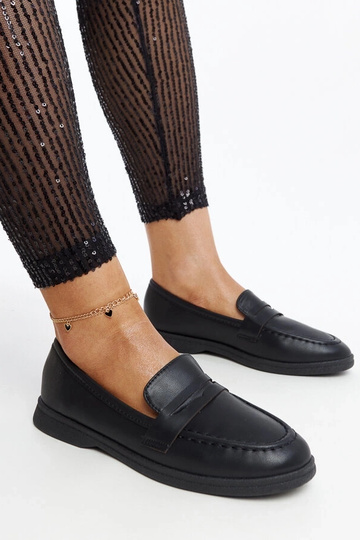 Sorte klassiske Nawrah loafers