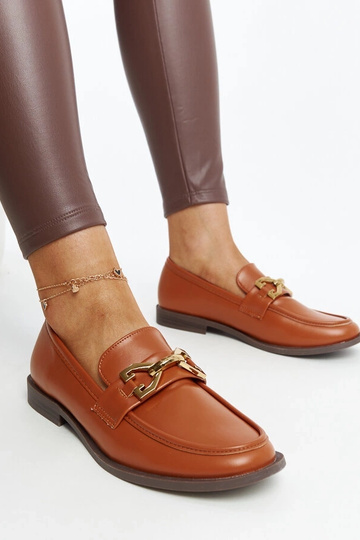 Mocassins à boucle marron Lea 2