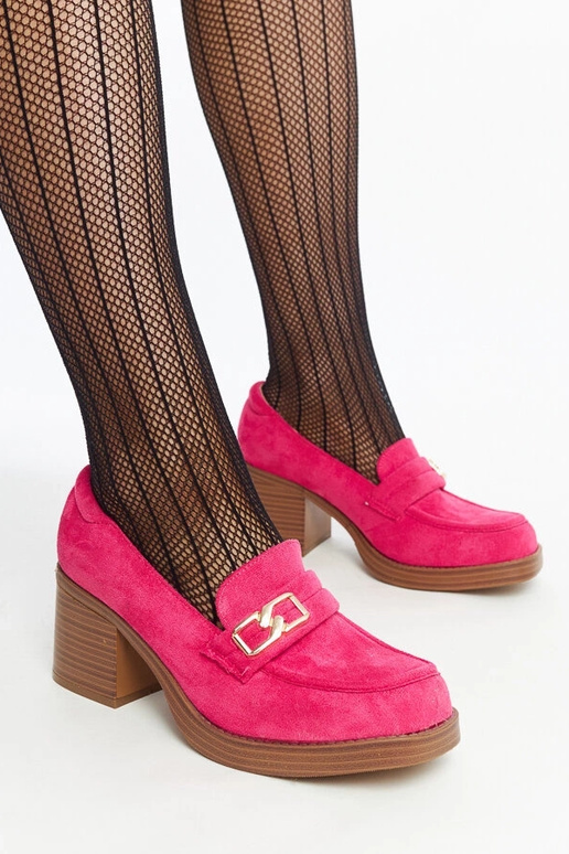 Dunkelrosa Aludra Pumps mit Blockabsatz Dunkelrosa Aludra Pumps mit Blockabsatz