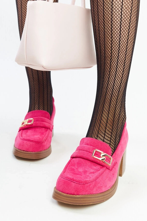 Dunkelrosa Aludra Pumps mit Blockabsatz Dunkelrosa Aludra Pumps mit Blockabsatz