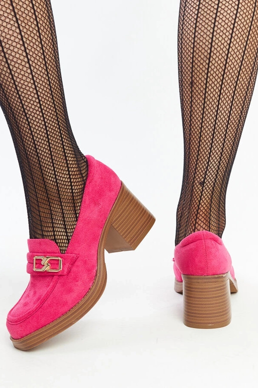 Dunkelrosa Aludra Pumps mit Blockabsatz Dunkelrosa Aludra Pumps mit Blockabsatz