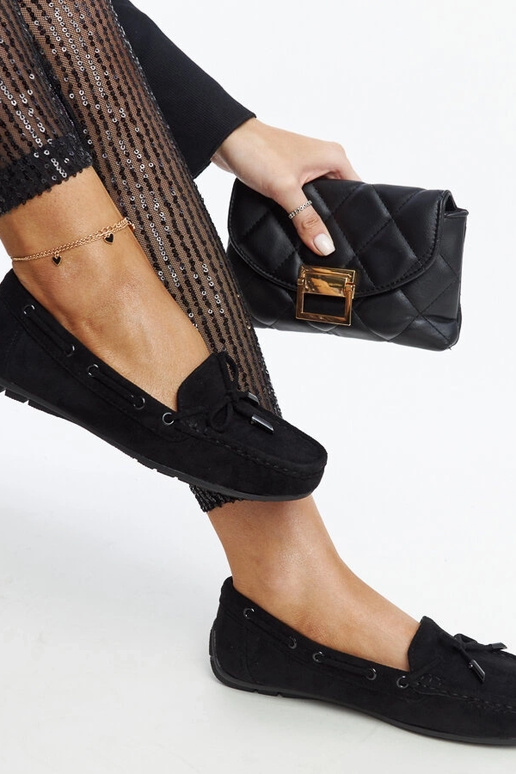 Mocassins noirs avec noeud Hayam Mocassins noirs avec noeud Hayam