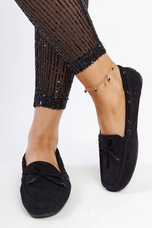 Mocassins noirs avec noeud Hayam Mocassins noirs avec noeud Hayam
