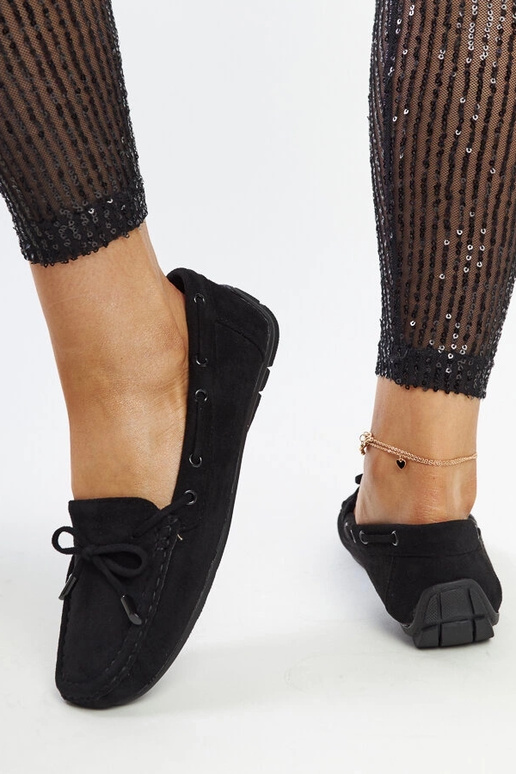 Mocassins noirs avec noeud Hayam Mocassins noirs avec noeud Hayam