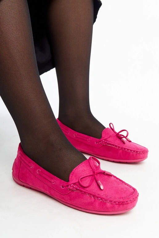Dunkelrosa Loafer mit Schleife Hayam Dunkelrosa Loafer mit Schleife Hayam