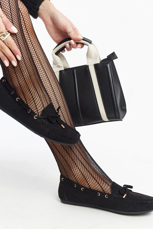 Aneesa – Loafer aus schwarzem Wildleder Aneesa – Loafer aus schwarzem Wildleder