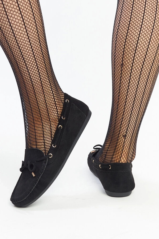 Aneesa – Loafer aus schwarzem Wildleder Aneesa – Loafer aus schwarzem Wildleder