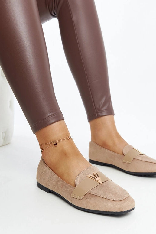 Mocassins marron avec décoration Namal