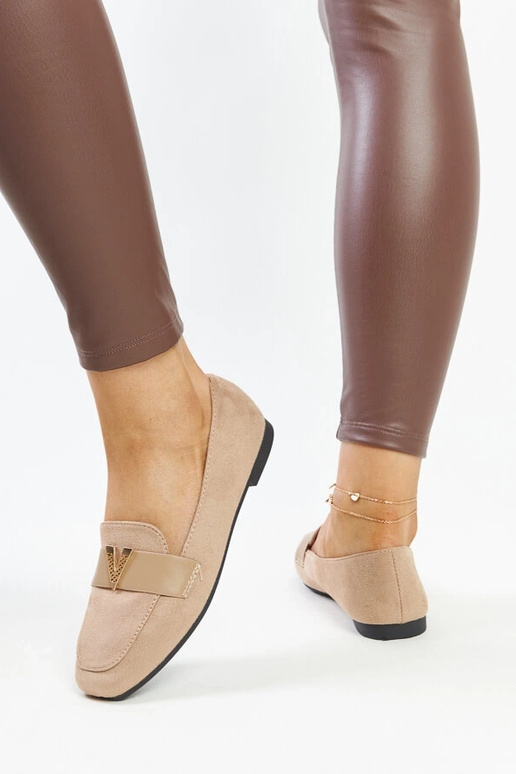 Brune mokkasiner med Namal dekoration