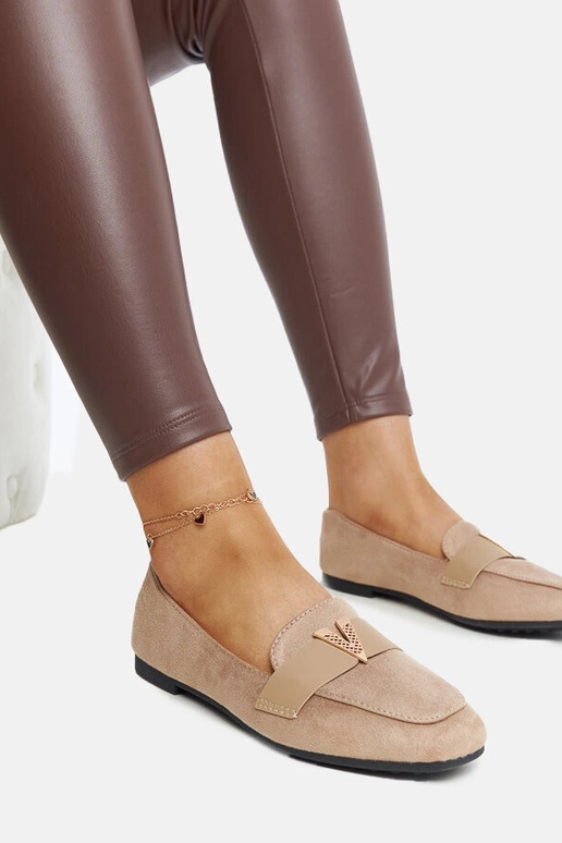 Mocassins marron avec décoration Namal