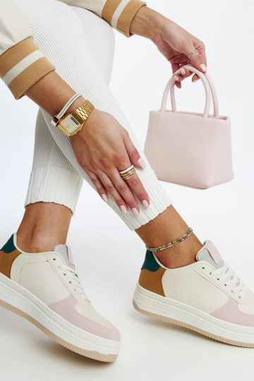 Plateau-Sneakers Cvita pastellfarben