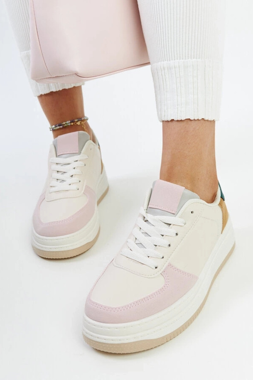 Cvita platform sneakers pastel