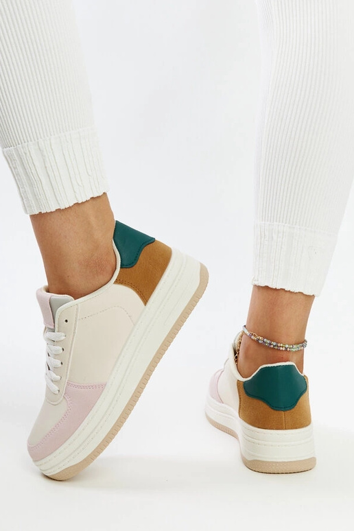 Cvita platform sneakers pastel