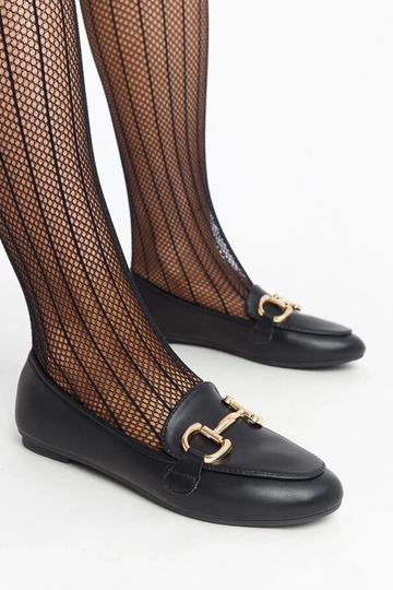 Mocassins à boucle Tanja noirs