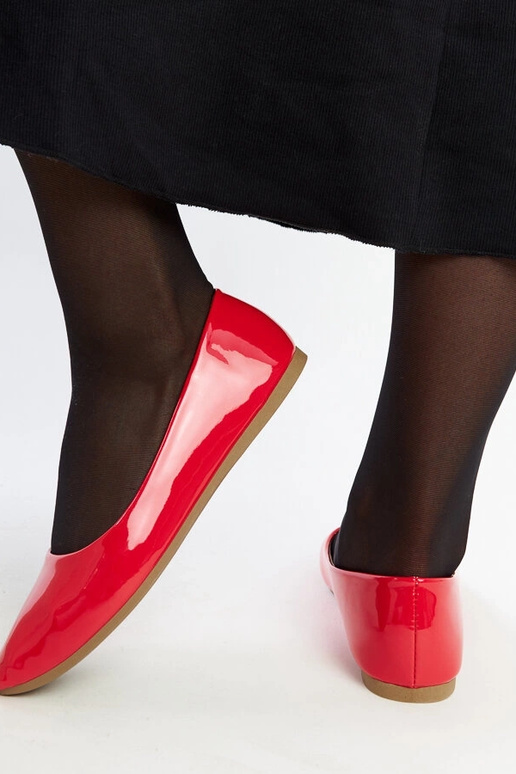 Brankica Ballerinas aus rotem Lackleder