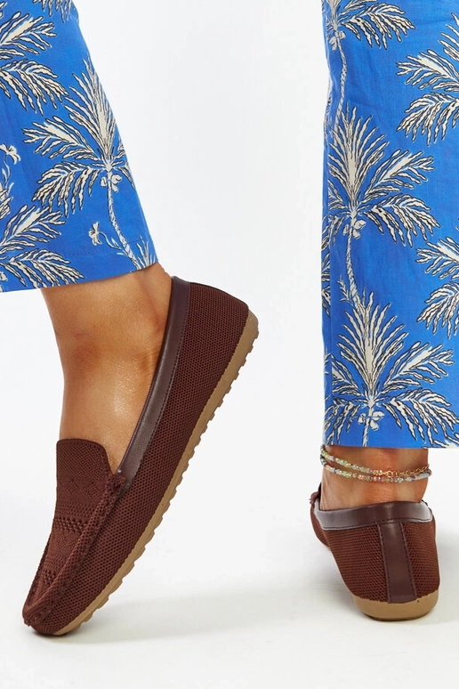 Mocassins en tissu Fiammetta marron Mocassins en tissu Fiammetta marron