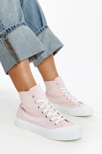 Rosa hohe Turnschuhe Vinka