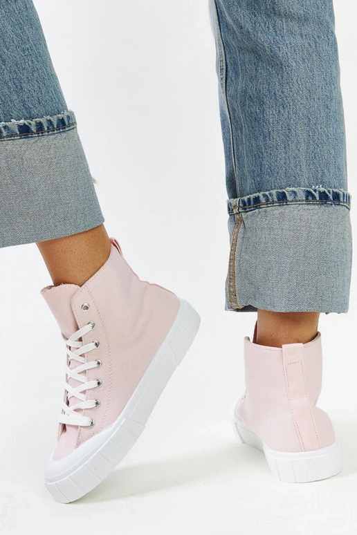 Roze hoge sneakers Vinka