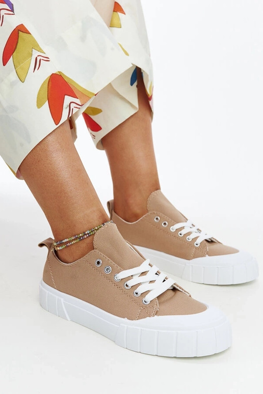 Eduards braune Stoff-Sneakers