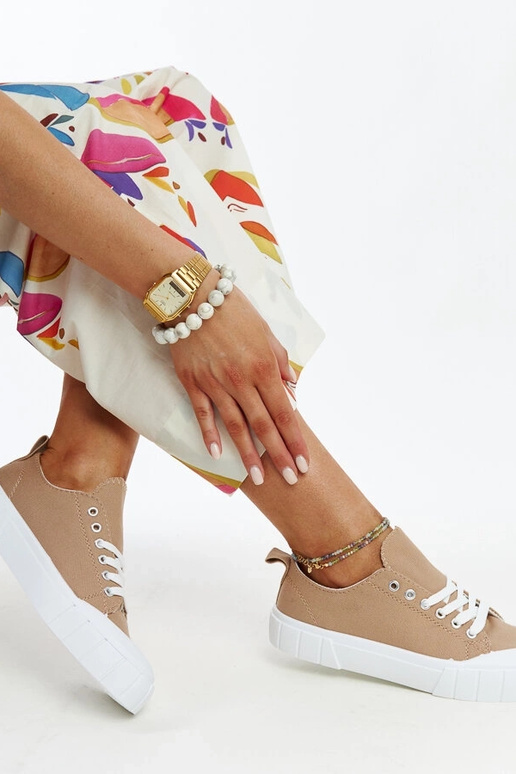 Eduards braune Stoff-Sneakers