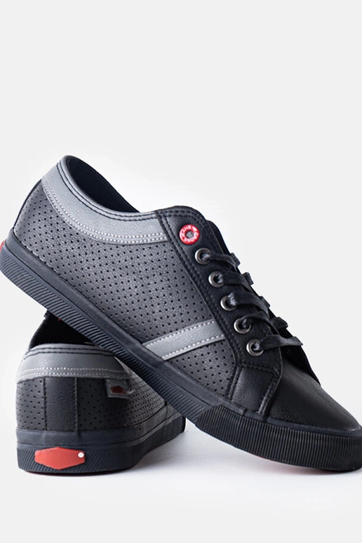 Zwarte heren sneakers CROSS JEANS Zwarte heren sneakers CROSS JEANS