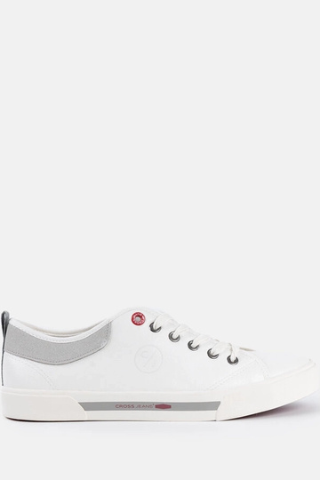 Weiße und graue Herren-Sneaker von CROSS JEANS