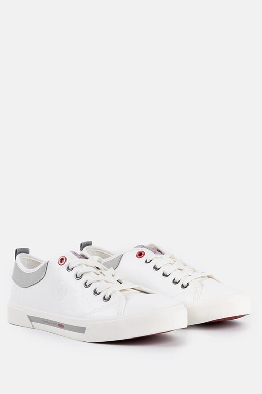 CROSS JEANS hvide og grå herresneakers CROSS JEANS hvide og grå herresneakers