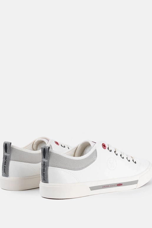 Weiße und graue Herren-Sneaker von... Weiße und graue Herren-Sneaker von...