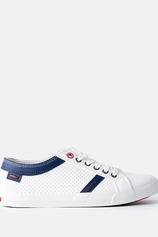 Hvide herresneakers CROSS JEANS Hvide herresneakers CROSS JEANS