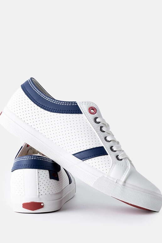 Weiße Herren-Sneakers CROSS JEANS Weiße Herren-Sneakers CROSS JEANS