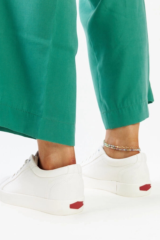 Baskets blanches en cuir écologique...