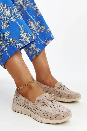 Mocassins en cuir marron... 2