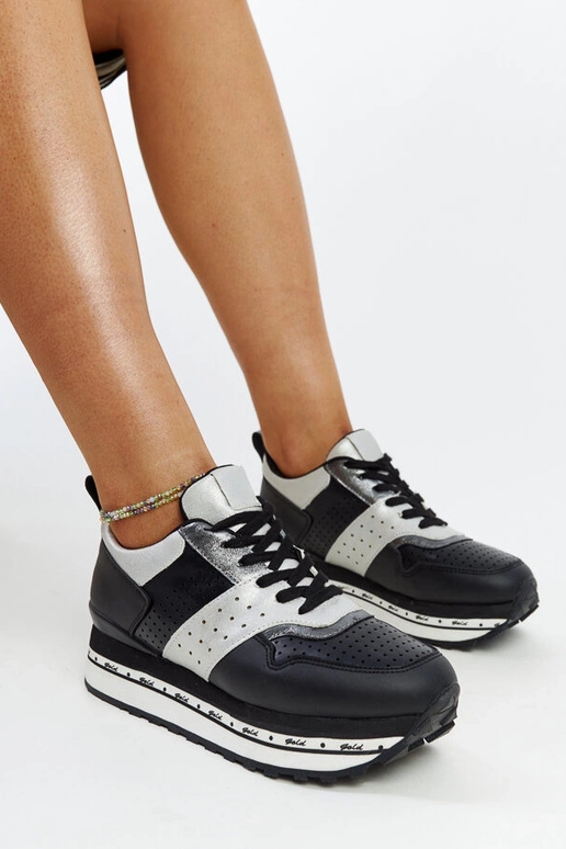 Sorte højsålede sneakers Askalua