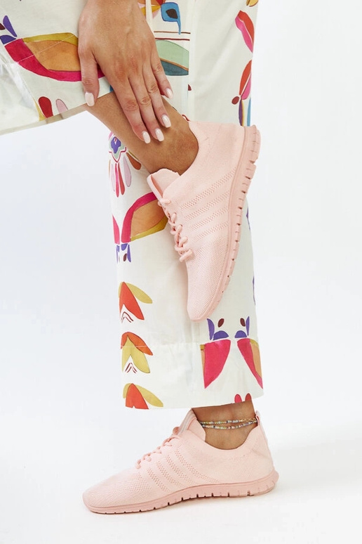 Baskets de sport roses Shukornia