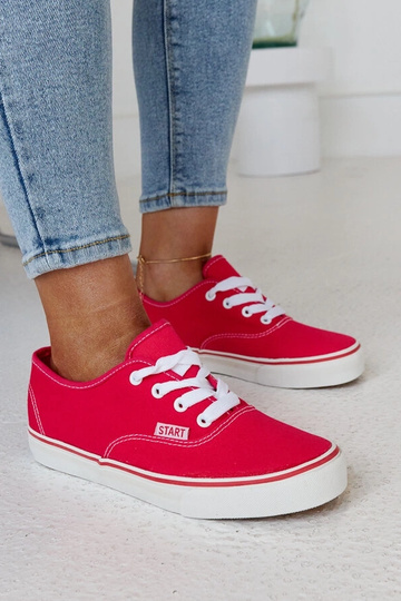 Dunkelrosa klassische Erla-Sneaker