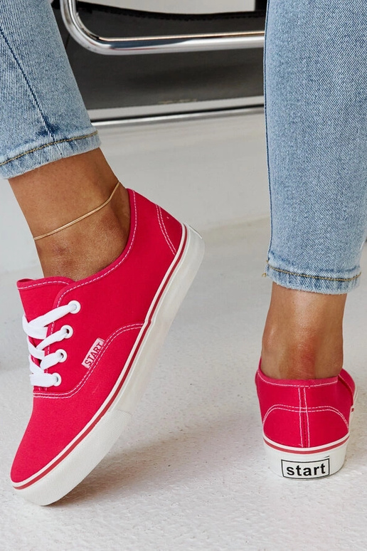 Baskets classiques Erla rose foncé