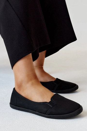 Baskets noires à lacets en... 2