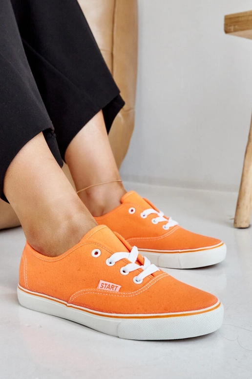 Orange klassiske Erla sneakers Orange klassiske Erla sneakers