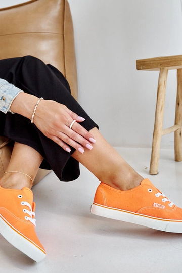 Orange klassiske Erla sneakers 2