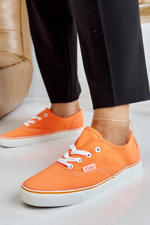 Orange klassiske Erla sneakers Orange klassiske Erla sneakers