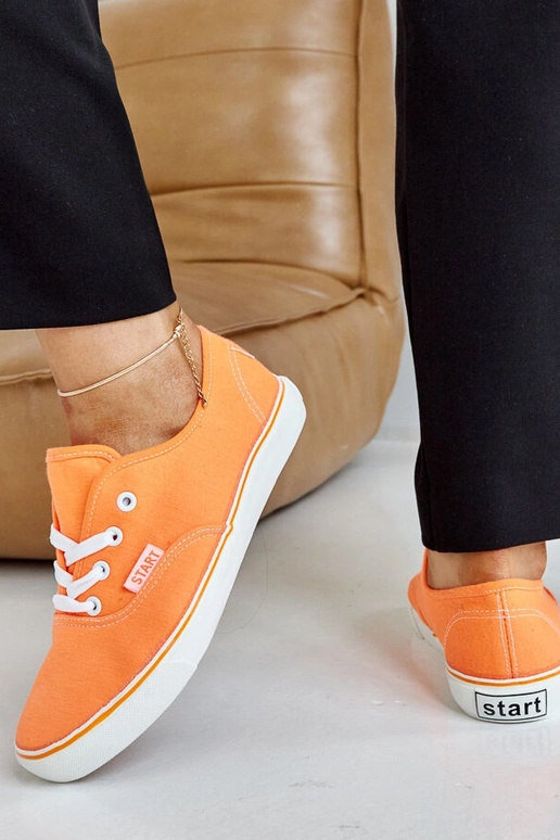 Orange klassiske Erla sneakers Orange klassiske Erla sneakers