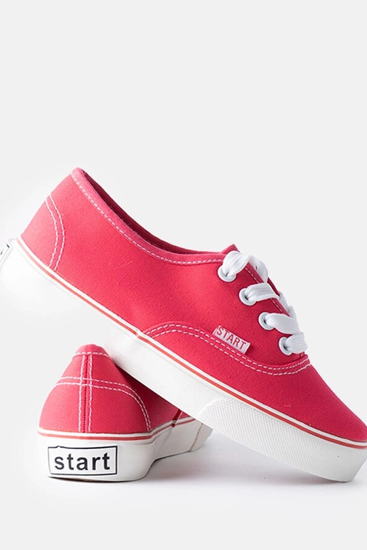 Costrana mørkelyserøde børnesneakers Costrana mørkelyserøde børnesneakers