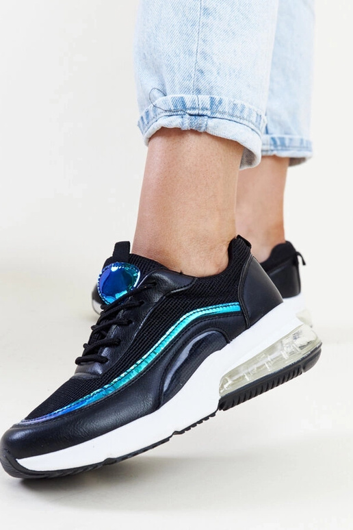 Sorte sneakers med Jelka hologram Sorte sneakers med Jelka hologram