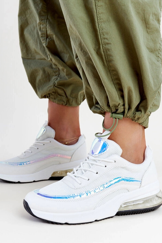Witte sneakers met hologram Jelka Witte sneakers met hologram Jelka